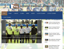 Tablet Screenshot of mnbaseball.org